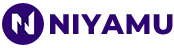 Logo featuring a white letter 'N' on a dark blue background next to the business name 'Niyamu', representing Niyamu IT Services.